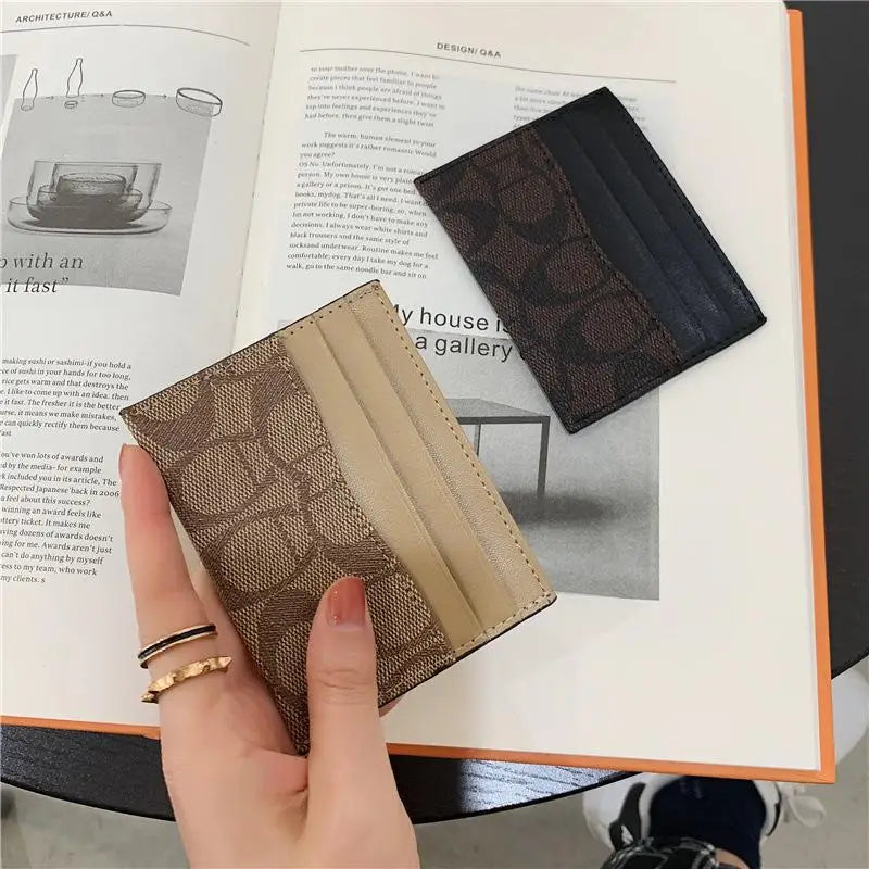 New Card Holder for Women Compact Ultra-thin Exquisite and High-end Card Holder New Anti-degaussing Ins Style Card Card Holder