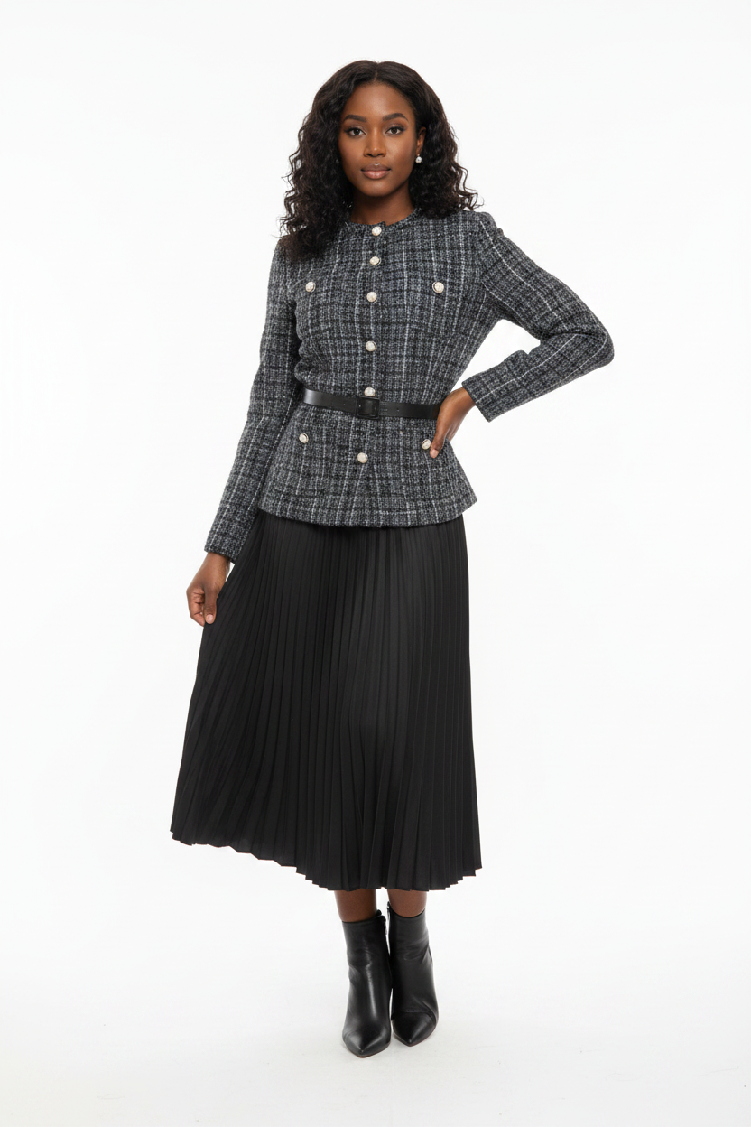 Black set African American model