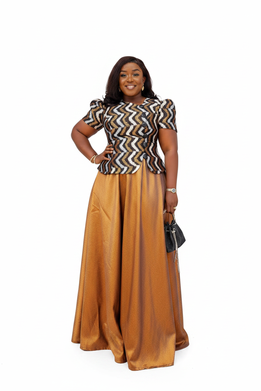 Ensemble Ankara or — fond blanc