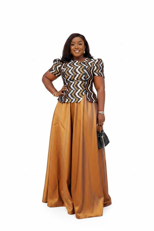 Ensemble Ankara or — fond blanc