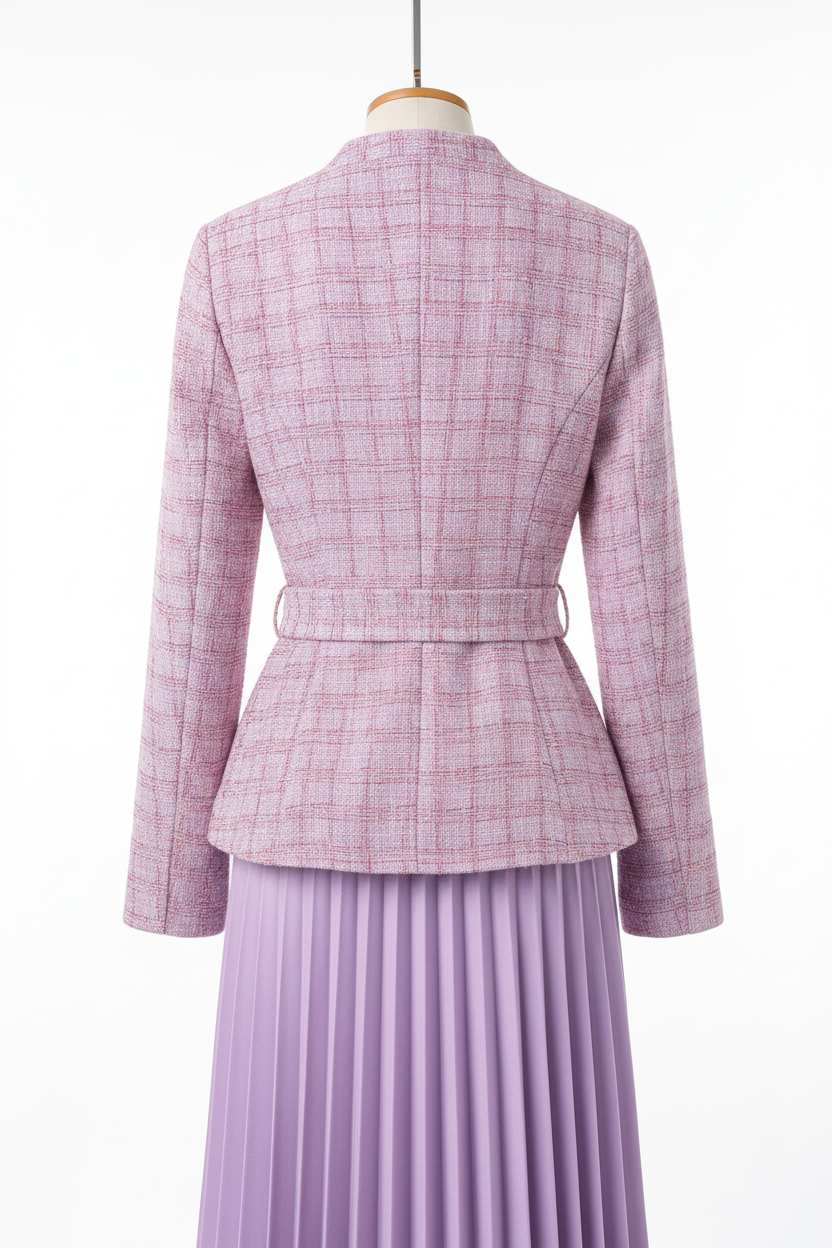 Pink 2-piece set back