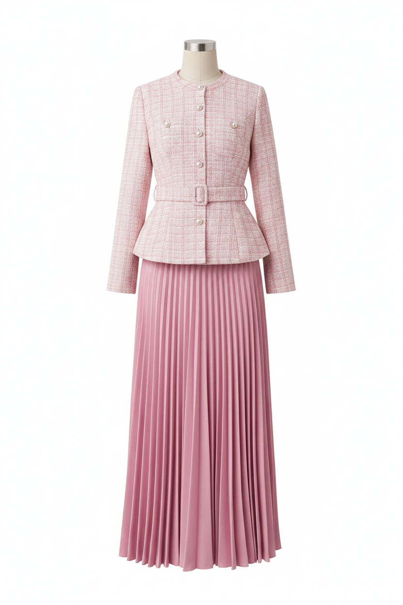 Pink 2-piece set front