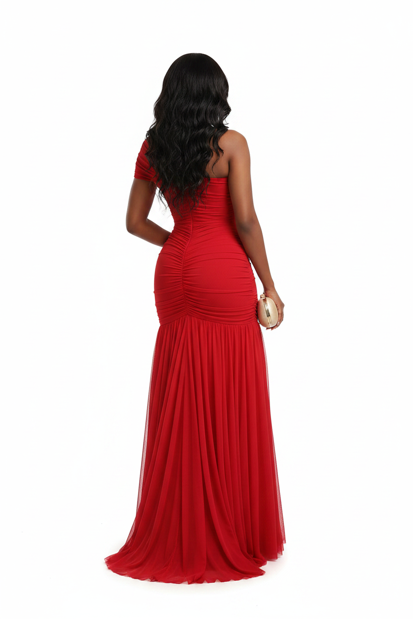 Robe Rouge Dos