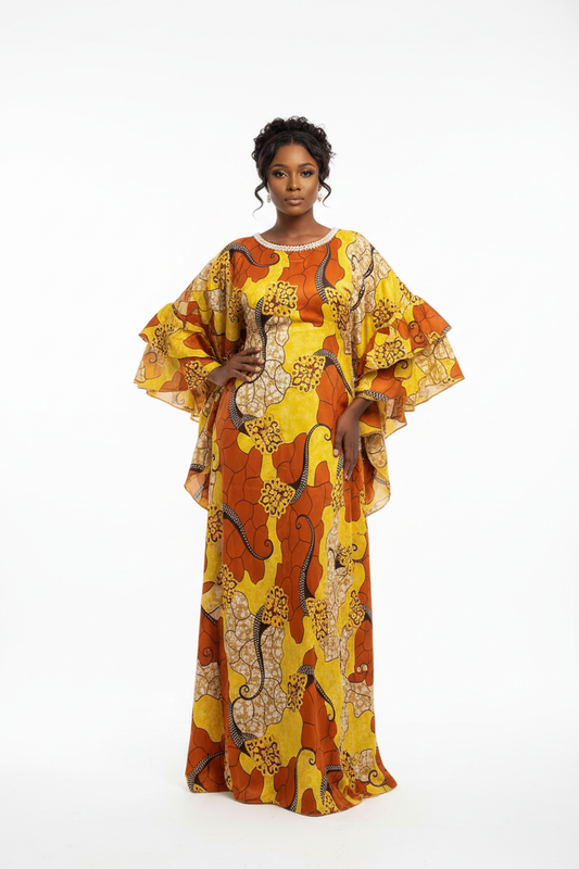 Robe Soies mannequin ventre plat fond blanc