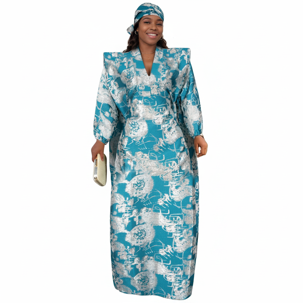 Robe Verte/Teal – fond blanc